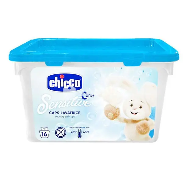 قرص ماشین لباسشویی چیکو chicco  مخصوص لباس کودک بسته ی 16 عدد - 4