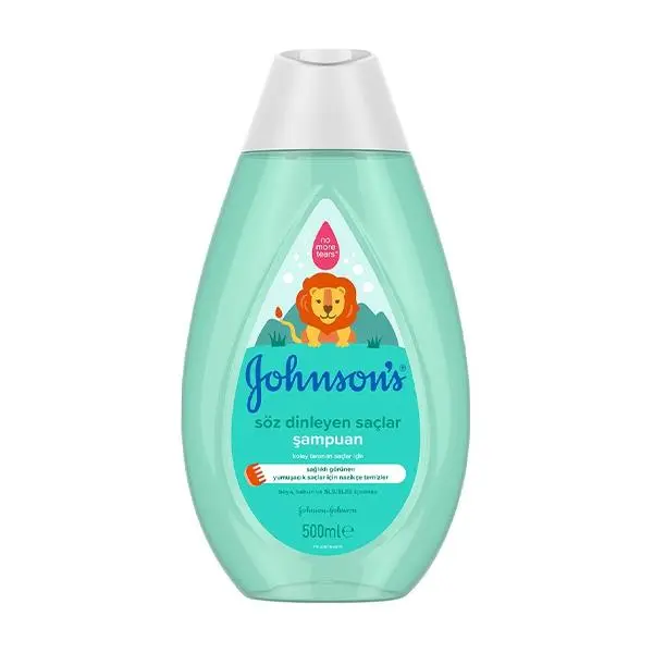 شامپو بچه Johnson سبز بدون سولفات باز کننده گره مو 500 میلی لیتر - 2