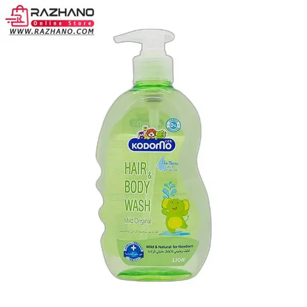شامپو سر و بدن کودک کودومو Kodomo حجم 400ml - 3