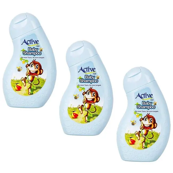 شامپو سر بچه اکتیو مدل Lion حجم 250 میلی لیتر بسته 3 عددی - 2