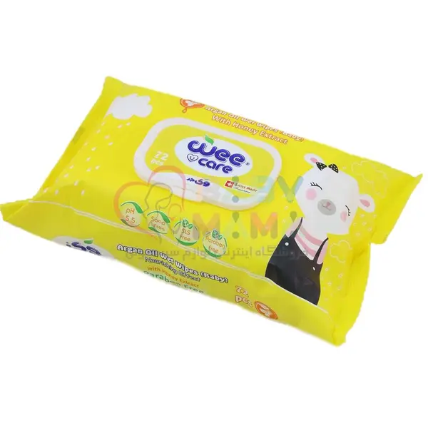 دستمال مرطوب کودک وی کر حاوی روغن آرگان 72 عدد - 6