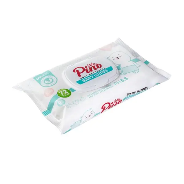 دستمال مرطوب کودک پینو بیبی مدل آنتی باکتریال بسته 72 عددی - 6