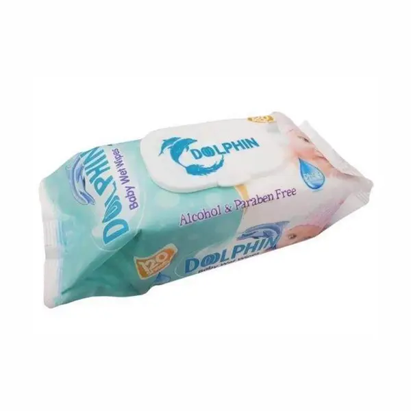 دستمال مرطوب کودک دلفین مدل B5 بسته ۱۲۰ عددی - 6