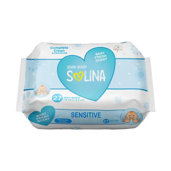 دستمال مرطوب کودک سون کوئین مدل BABY FRESH SCENT بسته 27 عددی - 5