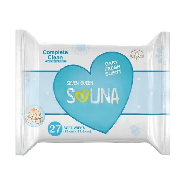 دستمال مرطوب کودک Baby Fresh Scent سری Solina سون کویین 27 عددی - 2