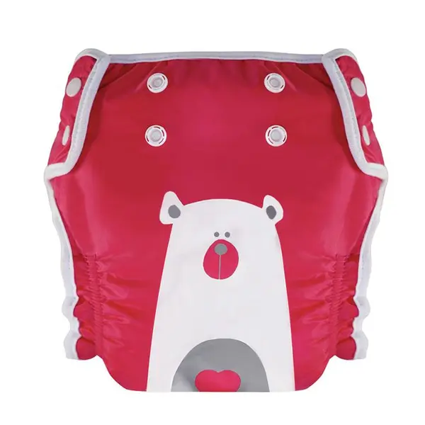 شورت آموزشی کودک وی کر مدل دکمه دار طرح bear boy کد U808 - 2