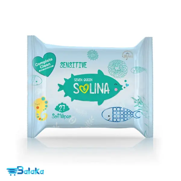 دستمال مرطوب کودک سون کوئین مدل complete clean بسته 27 عددی