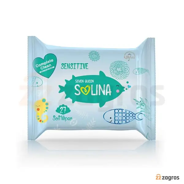 دستمال مرطوب کودک سون کوئین مدل complete clean بسته 27 عددی - 4