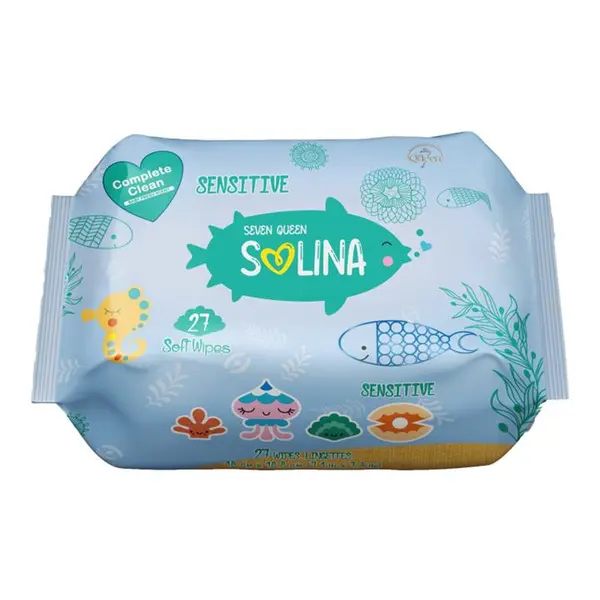 دستمال مرطوب کودک سون کوئین مدل complete clean بسته 27 عددی - 2