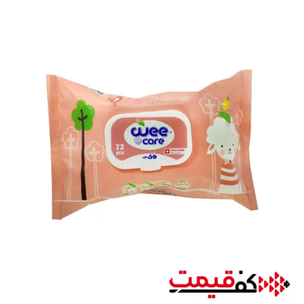 دستمال مرطوب کودک وی کر مدل Olive Oil بسته ۷۲ عددی - 2