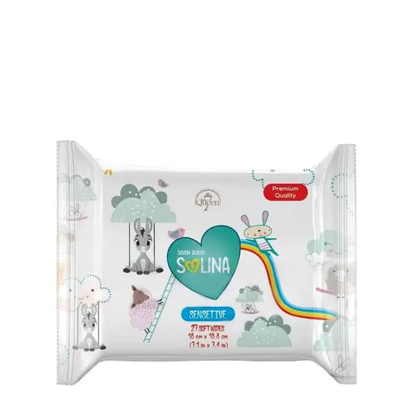 دستمال مرطوب کودک سون کوئین مدل Premium Quality بسته 27 عددی - 6