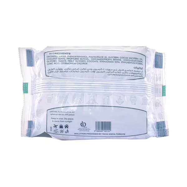 دستمال مرطوب کودک سون کوئین مدل Sensetive بسته 27 عددی - 5