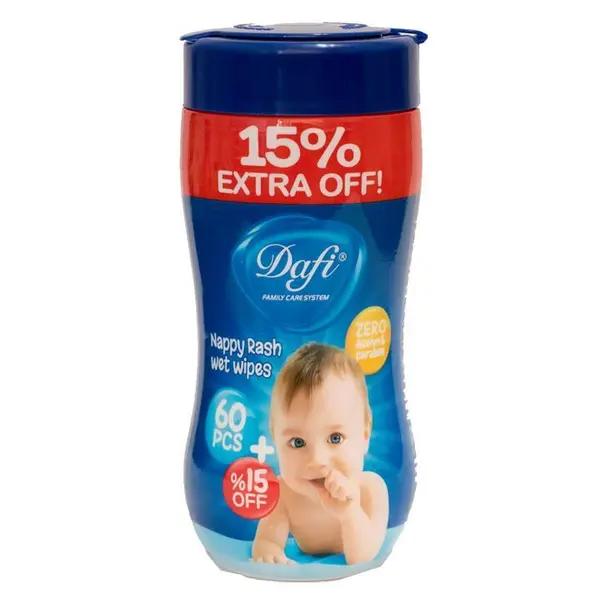دستمال مرطوب کودک دافی مدل Sensitive بسته 60 عددی - 6