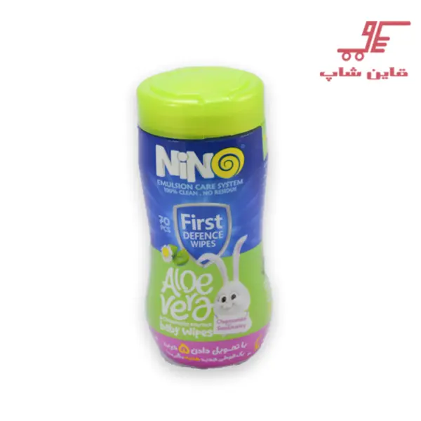 دستمال مرطوب کودک نینو مدل Sensitive  - بسته 70 عددی - 6