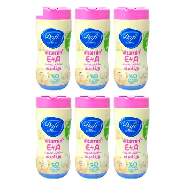 دستمال مرطوب کودک دافی مدل Vit2 مجموعه 6 عددی - 4