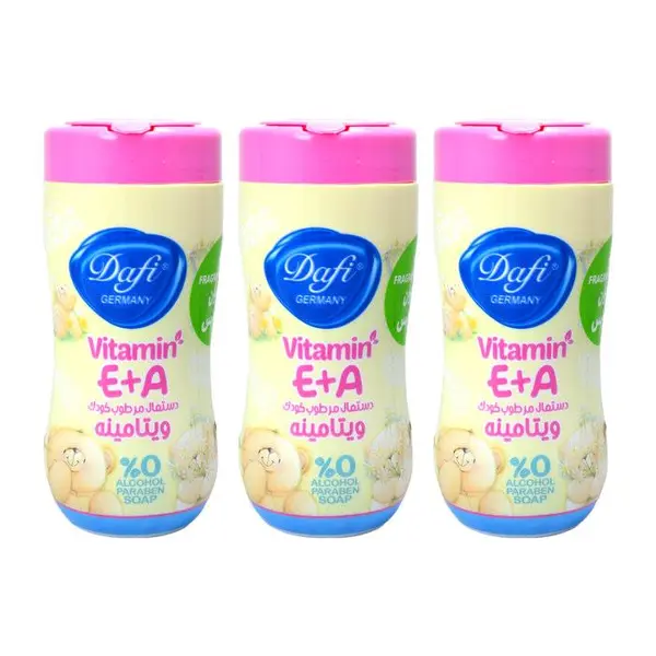 دستمال مرطوب کودک دافی مدل Vit3 مجموعه 3 عددی - 3