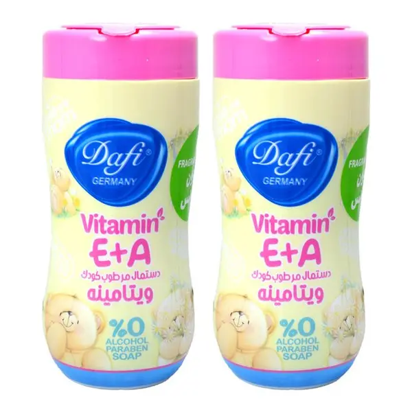 دستمال مرطوب کودک دافی مدل Vit4 مجموعه 2 عددی - 5