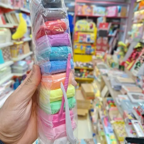 خمیر بازی کلی مدل سبک بسته 12 عددی - 5