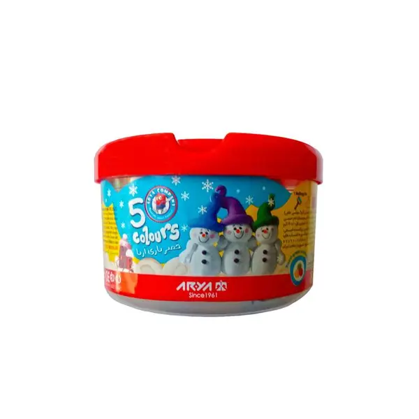خمیر بازی سطلی 5 رنگ آریا مدل 1062 - 6
