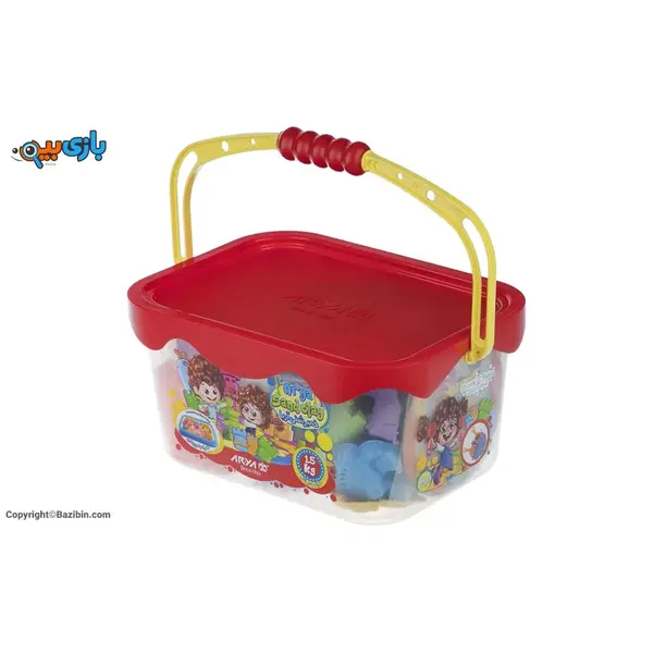 خمیر بازی شنی آریا Arya 1085 1.5Kg + میز بادی - 4
