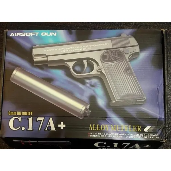کلت فلزی اسباب بازی ساچمه ای مدل +C17A - 3