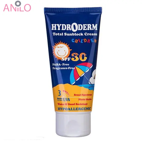 کرم ضد آفتاب کودکان هیدرودرم مدل Children SPF30 حجم 50 میلی لیتر Hydroderm Children SPF30 Total Sunblock Cream SPF30 50ml - 6