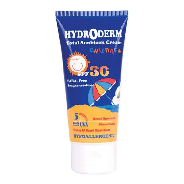 کرم ضد آفتاب کودکان هیدرودرم مدل Children SPF30 حجم 50 میلی لیتر Hydroderm Children SPF30 Total Sunblock Cream SPF30 50ml - 4