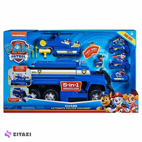 اسباب بازی ماشین قدرتی سگ نگهبان (PAW PATROL) چیس - 4