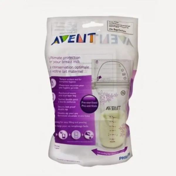 کیسه ‌ذخیره شیر مادر ۲۵ عددی فیلیپس اونت PHILIPS AVENT مدل SCF603/25 - 2