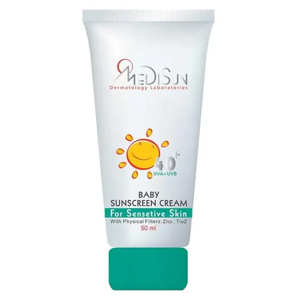 کرم ضد آفتاب کودک مدیسان حاوی زینک اکساید +SPF 40 - 2