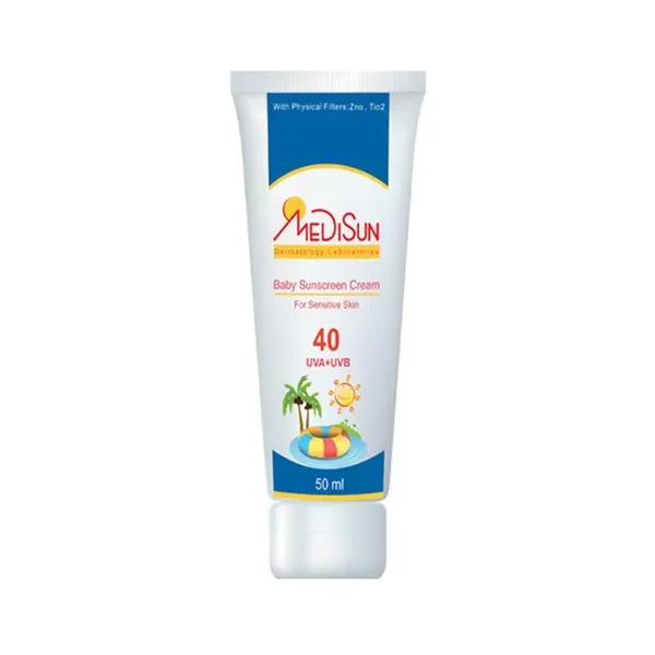 کرم ضد آفتاب کودک مدیسان حاوی زینک اکساید +SPF 40 - 4