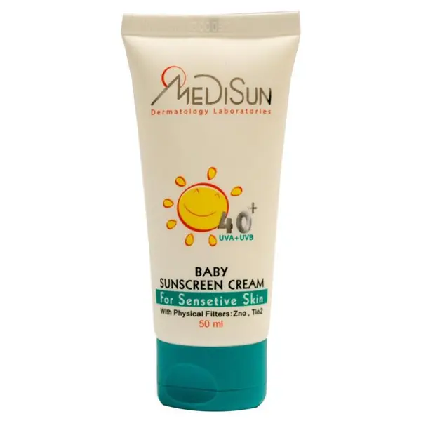 کرم ضد آفتاب کودک مدیسان حاوی زینک اکساید +SPF 40 - 6