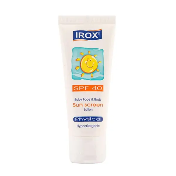 لوسیون ضد آفتاب صورت و بدن کودکان SPF40 ایروکس 60 میل - 3