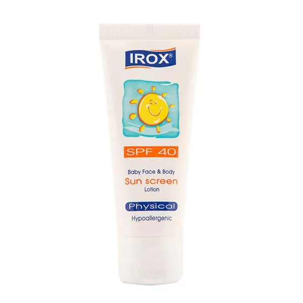 لوسیون ضد آفتاب صورت و بدن کودکان SPF40 ایروکس 60 میل - 4