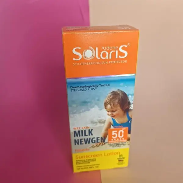 لوسیون ضد آفتاب کودک میلک نیوژن SPF50 سولاریس آردن 100 میلی لیتر - 5