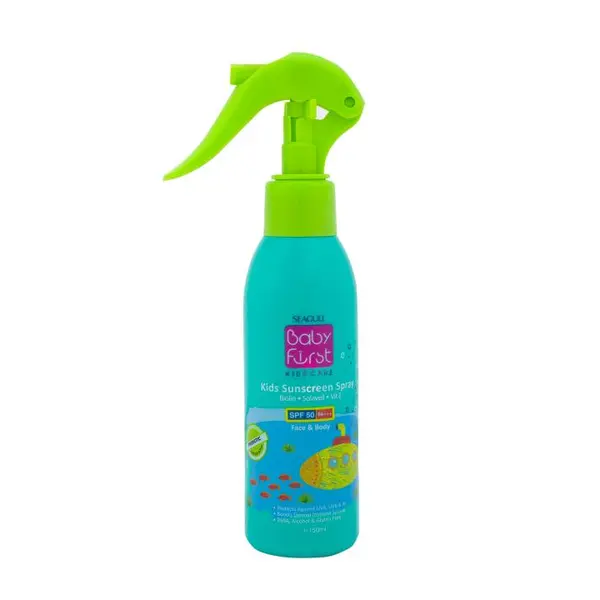 اسپری ضد آفتاب کودکان SPF 50 بیبی فرست Baby First حجم 150 میلی‌لیتر