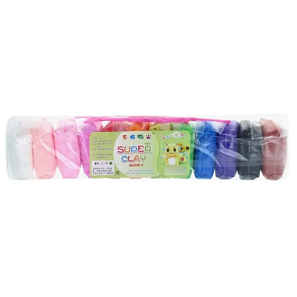 خمیر بازی سوپر کلی ۱۲ رنگ super clay - 5