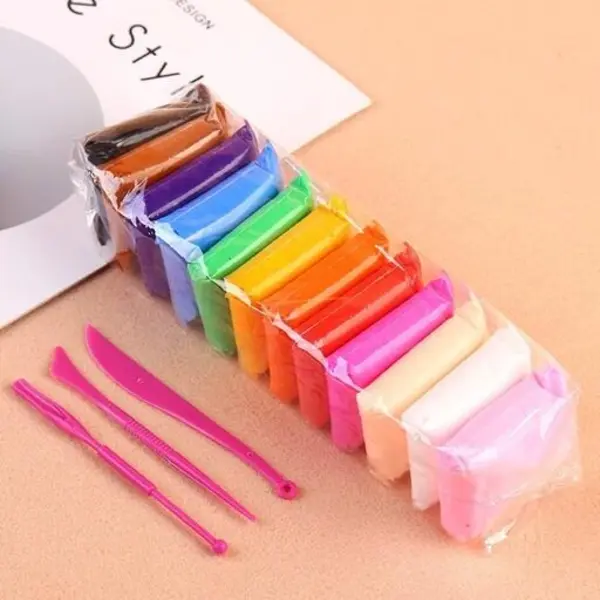 خمیر بازی سوپر کلی ۱۲ رنگ super clay - 6