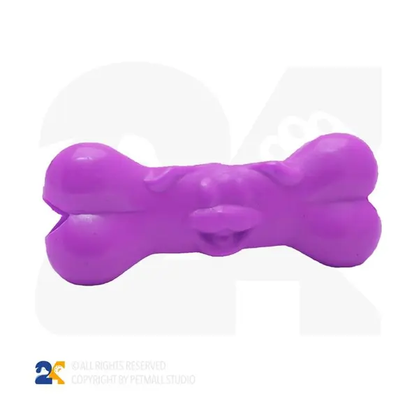اسباب بازی دندانی سگ مدل استخوان طرح دار TOY12 - 2