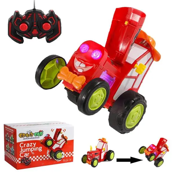 اسباب بازی تراکتور دیوانه  مدل WNSULL RC Crazy Jumping Cars - 4