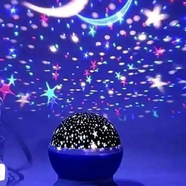 چراغ خواب کودک مدل کهکشانی ماه و ستاره - 3
