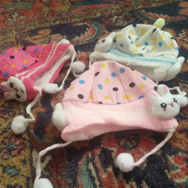 کلاه نوزادی مدل خرگوشی - 3