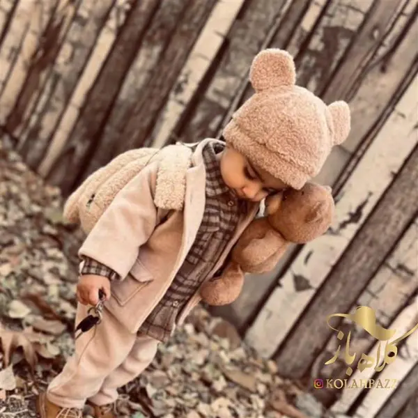 کلاه تدی گوشدار بچگانه کد1 - 2