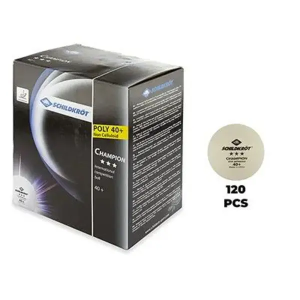 توپ پینگ پنگ دونیک شیلدکروت سه ستاره 40+ مدل 608542 بسته 120 عددی - 3