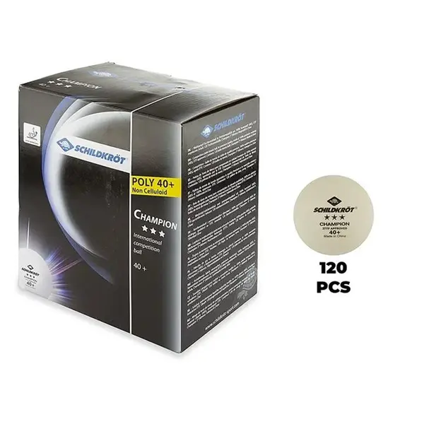 توپ پینگ پنگ دونیک شیلدکروت سه ستاره 40+ مدل 608542 بسته 120 عددی - 2