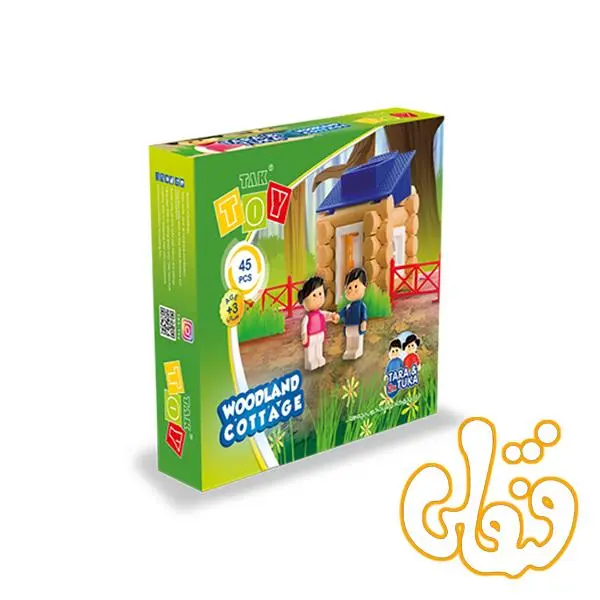 ساختنی کلبه جنگلی تک توی 45 قطعه - 6