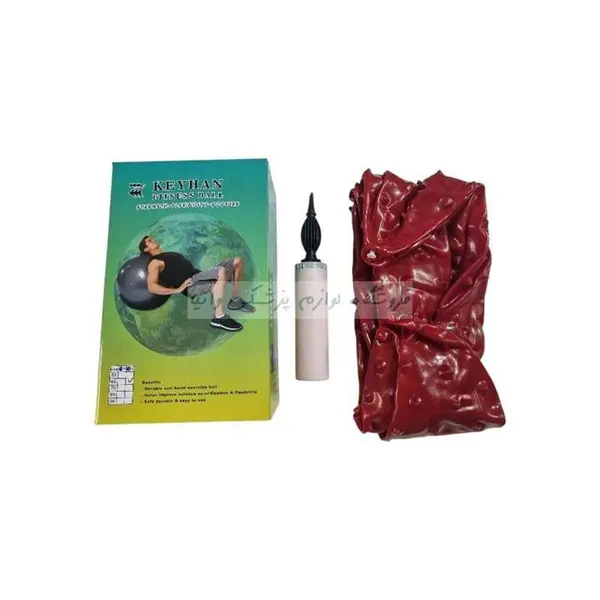 توپ جیم بال ساده بدون دسته کیهان سایز 55 با تلمبه - 3