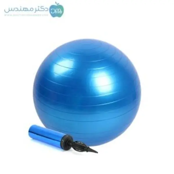 توپ جیم بال ساده بدون دسته کیهان سایز 55 با تلمبه - 4