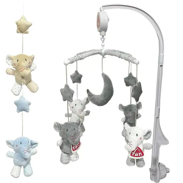 آویز تخت نوزاد موزیکال کوکی طرح فیل بیبی فان Baby Fun - 2