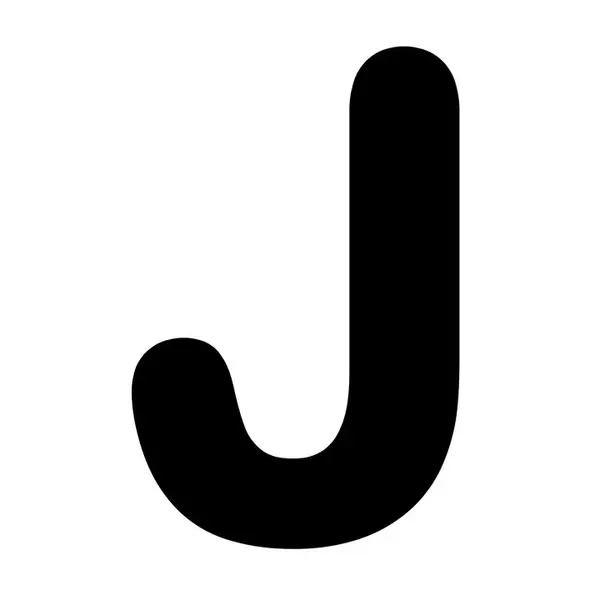 استیکر چوبی کودک مدل حروف انگلیسی کد MDF-M-J - 2